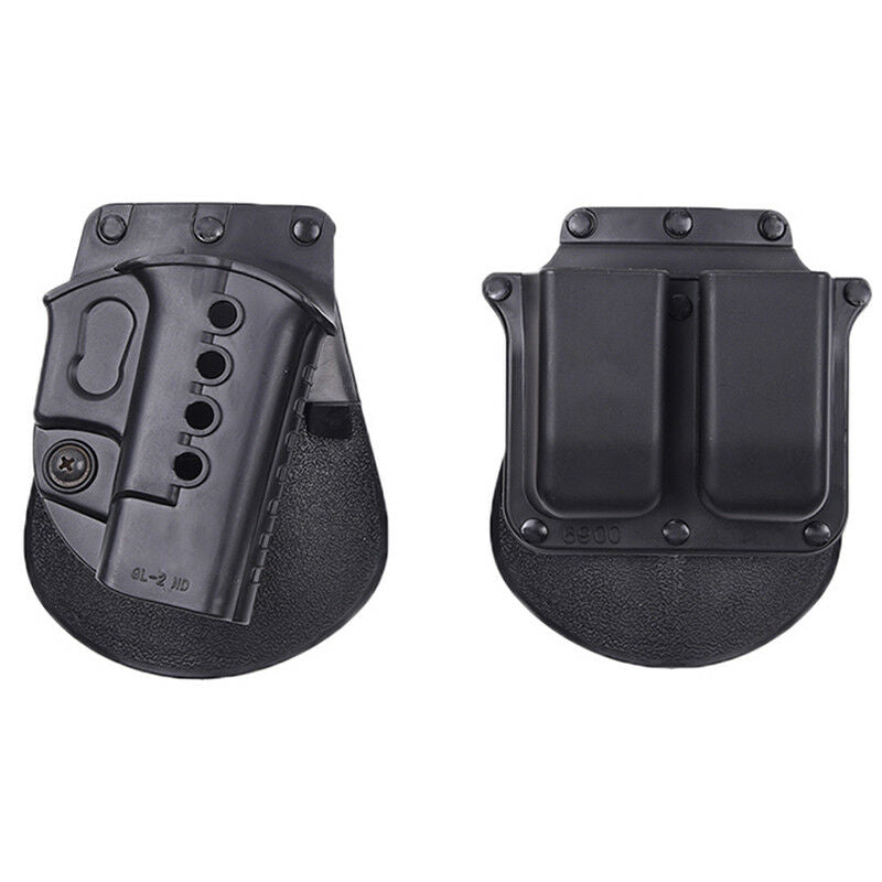 Military RH Paddle Set GL2-ND with 6900 Double Magazine Holster