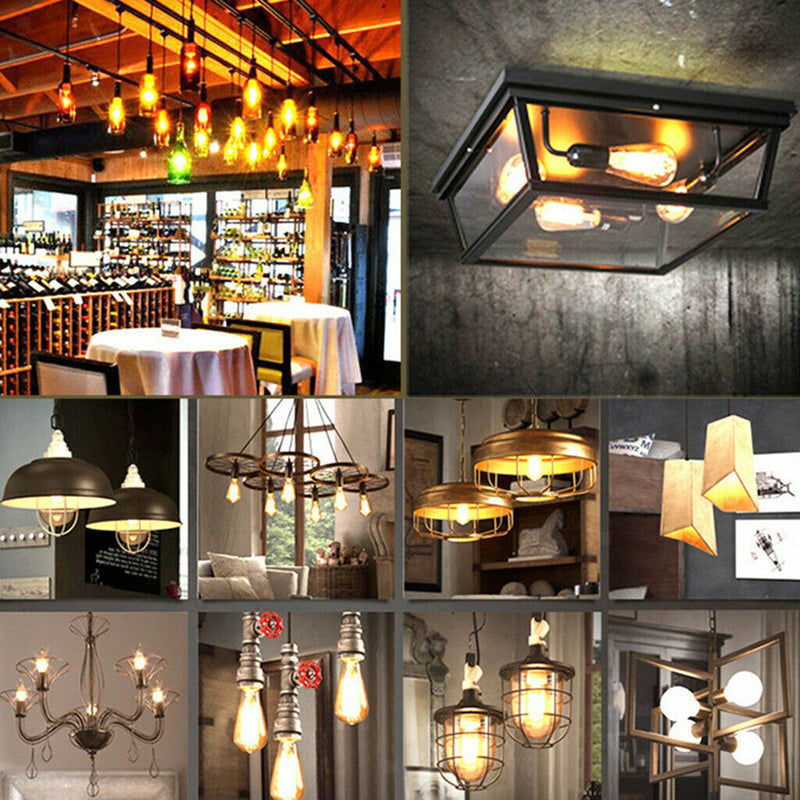 LED Filament Candle Light Bulb For Chandelier Ceiling Light A-Warm White 2W