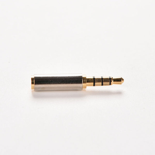 2X 3.5mm Male to 2.5mm Female Stereo Mic Audio Earphone Jack Adapter Conver JR