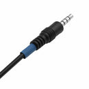 3.5mm Male Jack to RJ9 4P4C Female Adapter Converter Extension Cable Wire f