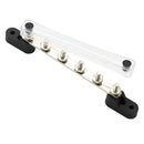 6 Way Stud Bus Bar 100A 48V M6 Stud Terminal Buss Bar with Cover for Marine