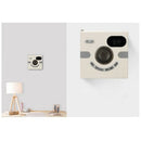 Wall Speaker Fm Radio with Time Display Headphone Jack Support Aux Audio Tf