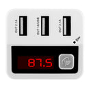 Car Kit Handsfree Wireless Bluetooth FM Transmitter LCD MP3 Player USB Char