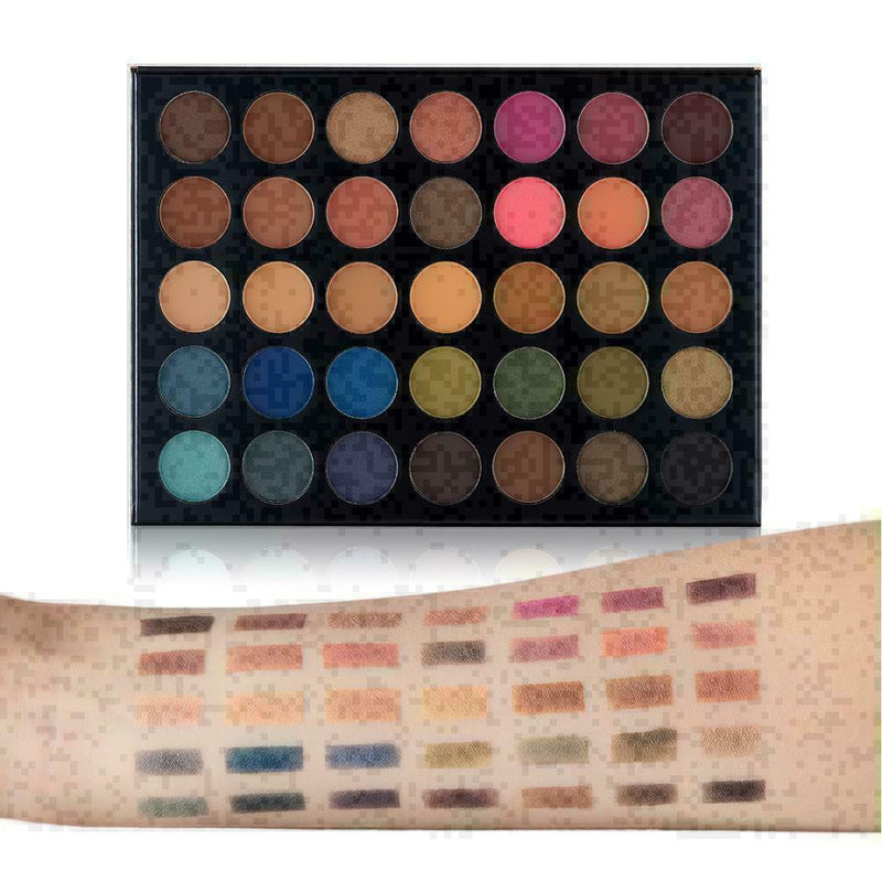 Makeup Eyeshadow Palette 35 Colors Smoky Makeup Eye Shadow Pallete Matte Sh N4P7
