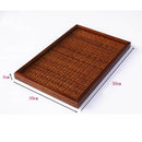 Rattan Woven SERVING TRAY Food Platter for Food Drinks Fruits Dessert