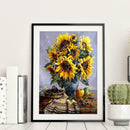 Sunflower 5D DIY Full Drill Rhinestone Diamond Painting Artcraft Home Decor