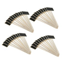 40x Mini Wooden Chalkboard Blackboard Message Board Label Tag Plant Marker