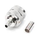 10x UHF Male PL259 Plugs Crimp RG58/142/LMR195 RG400 Screwed Coupling Connector