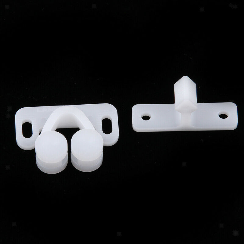 1 Set Twin Double Ball Roller Catches Cupboard Cabinet Wardrobe Door Latch