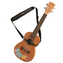 Adjustable Double Hook Ukulele Shoulder Strap Hands Free Black