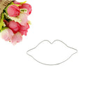 sexy lip baking fondant decor tools pastry stainless steel cookie cutter molES