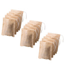 300Pcs Paper Empty Tea Filter Bags w/ Drawstring Strong Penetration 7x5cm