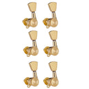 1 Set 6L Electric GuitarS Tuning Pegs Lock String Golden