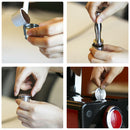 Stainless Steel Reusable Coffee Capsule Powder Filler Cup Set for Nespresso A