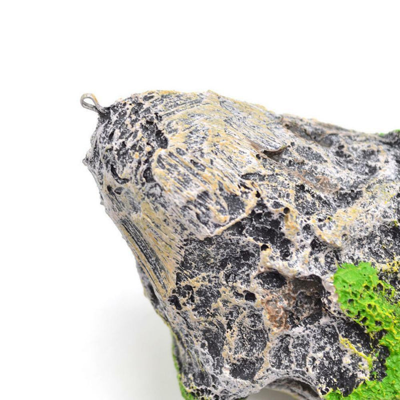 Aquarium   Tank Decor Ornament Floating Rock+Stone Breeding Cave Combo