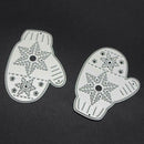2pcs Gloves Snow Cutting Die Stencil Scrapbooking Craft Album Paper Card