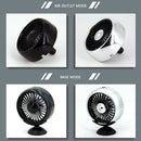 USBÃ‚Â Mini CarÃ‚Â Fan 3 Speed Multifunctional Air Vent Dash CoolingÃ‚Â Fan with Light