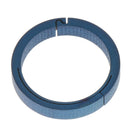 Titanium Circle Spring Keychain Buckle Clip Round Hook Key Chain 18mm Blue