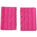 2 Pcs Ladies 3 x 4 Hook Bra Extenders Strap Extention - Purple U4M1