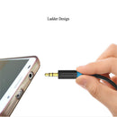 Stereo 3.5mm to Dual 6.5mm Male Audio Cable Y Splitter AUX Cord Cable 0.5m