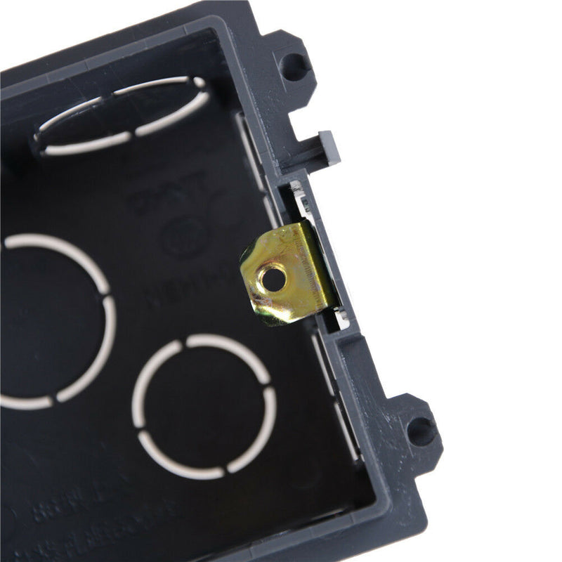 Wall Light Touch Switch Mounting Box White PVC Materials ATA Gw