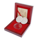 Wooden Coin Display Case Storage Box For 1 Coin of 40mm, with Coin Gaskets