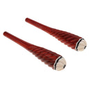 2 Pieces Red Sandalwood Roll Erhu Shafts Axis Erhu Replacement Parts