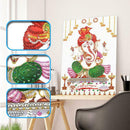 5D DIY Special Shaped Diamond Painting Elephant Trunk Buddha Embroidery Kit
