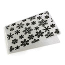 Christmas Snowflake Plastic Embossing Folder for Scrapbook DIY Album Card