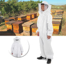 Cotton Beekeepers Bee Suit Professional Full Body Bee Remover Gloves Hat Cl