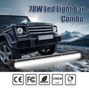 Single Row 78W Led Light Bar Combo LED Light Bar Driving Offroad Boat Car