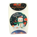 500pcs/roll Christmas Santa Stickers gift Packaging Stickers Party supplyB Gw