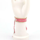 Ethnic Hippy Unisex Colorful Wrap Woven Rope String Handmade Bracelet Gift