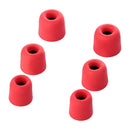 6 Pairs Comfort Replacement Memory Foam Earpad Tips & Silicone Earbuds Tips