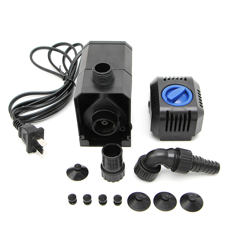 1500L/h Aquarium Fish Tank Water Pump 400GPH 25W Adjustable Submersible Fountain