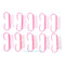 10PCS Hand Nail Cleaning Brush Plastic Handle Pedicure Manicure Scrubbing Tools