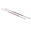 2Pcs Stainless steel earpick ear wax stick remover curette cleaner ear toolsME