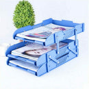 1X(3 Layers Moving Document File Tray Holders Desk Set Book Holder Organize