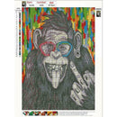 5D DIY Full Drill Diamond Painting Chimpanzee Cross Stitch Embroidery Kits