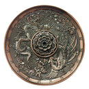Alloy Chinese Feng Shui GoodLuck Incense Burner Holder Censer Plate