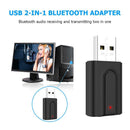 BT10 USB 2 in 1 Wireless Bluetooth Audio Transmitter Receiver AUX Adapter