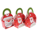 12PCs Paper Gift Box Cookie Cholocate Boxes Santa Claus Christmas New Year 3C