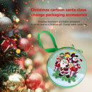 Santa Claus Tinplate Key Headset Storage Bag Coin Purse Kids Girls Xmas Gift Box