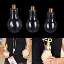Fashion Gift Children Light Bulb Bottle Plastic Bottle Shaped Drink CupBW  NMTE
