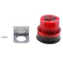 Solar Powerd Car RV Solar  Red Led Light Emergency Warning Strobe Light Roof