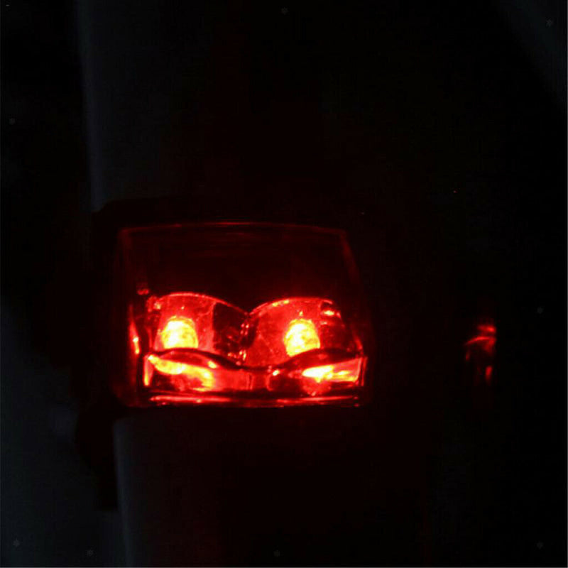 2Pcs Waterproof Self-Powered Bicycle Bike Taillight LED Rear Light Cycling