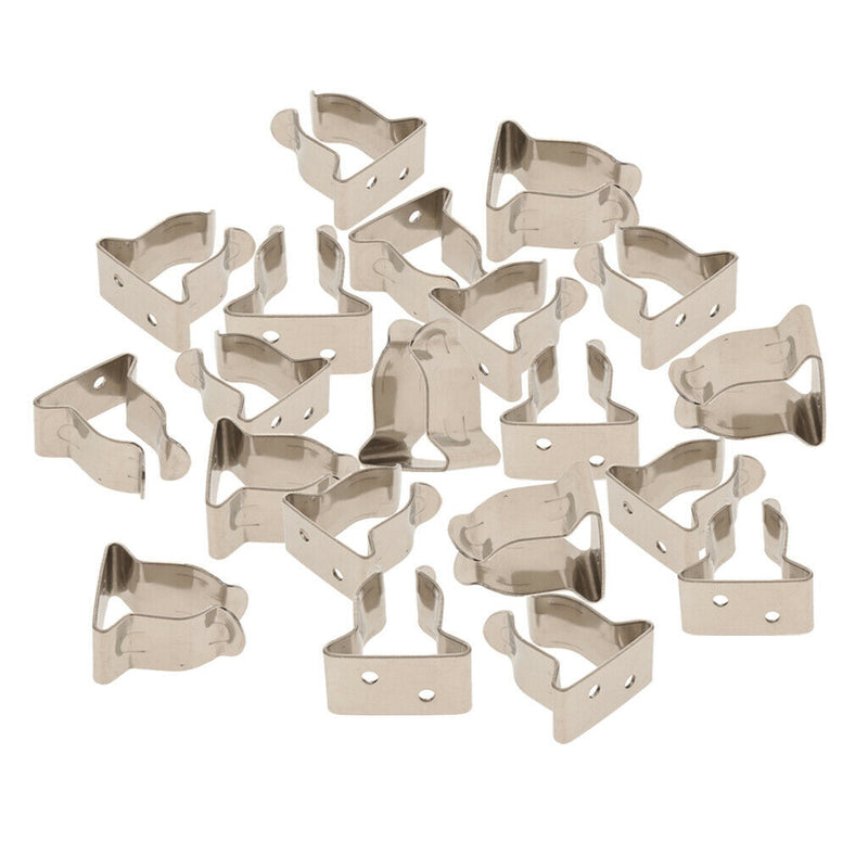 20 X 25mm Tube Holder Clips Paddle/Boat Hook/Oar/Stern