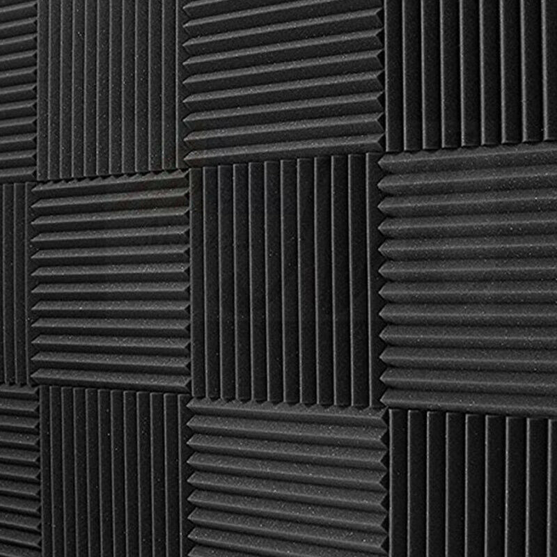 6 Pack Acoustic Panels Studio Foam Wedges 30x30x2.5cm