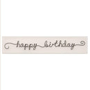 Happy Birthday DIY Scrapbook Plastic Embossing Folder Template for Album