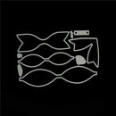 Big Bowknot Metal Cutting Dies Stencil For DIY Scrapbooking Album Cards LJ